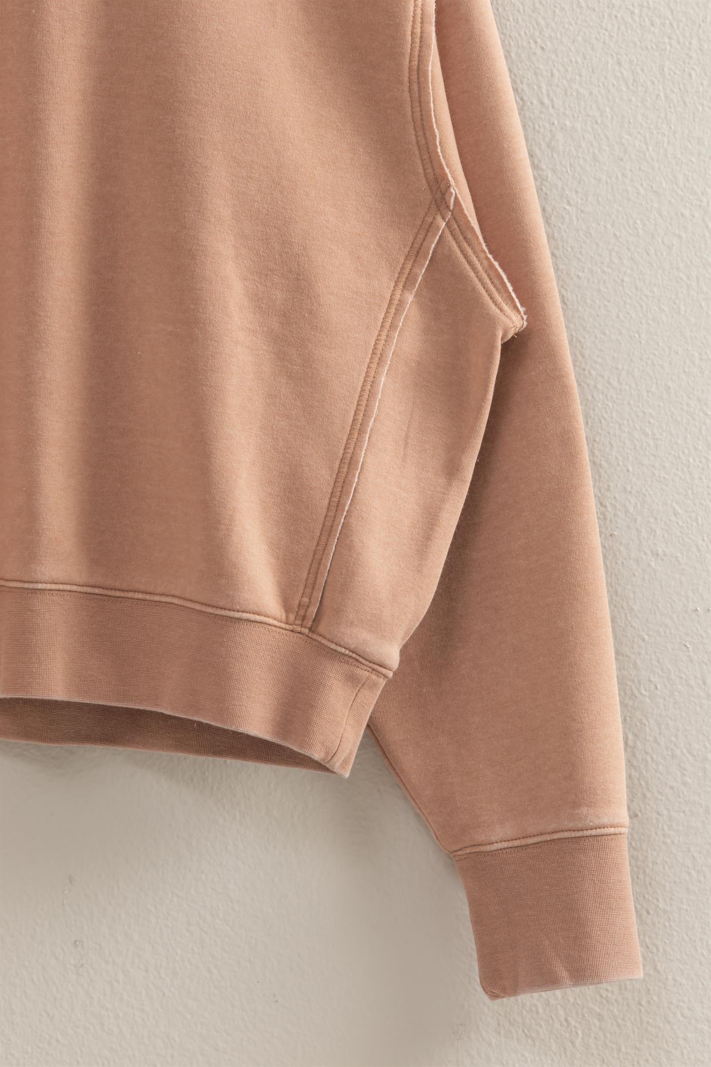 Malibu crewneck dz25a974 dark taupe