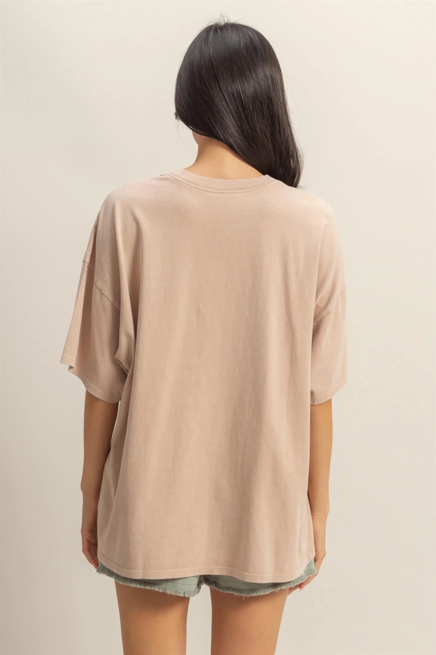 Malibu tshirt dz25c433 dark taupe