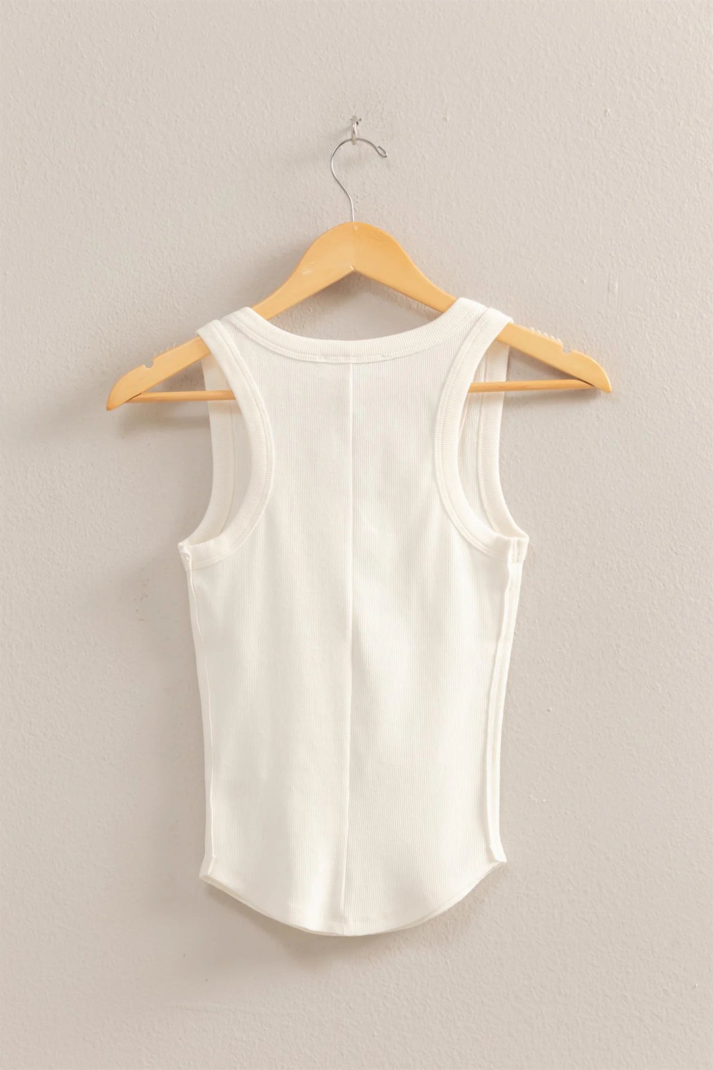 Malibu ribbed tank dz25c448 white