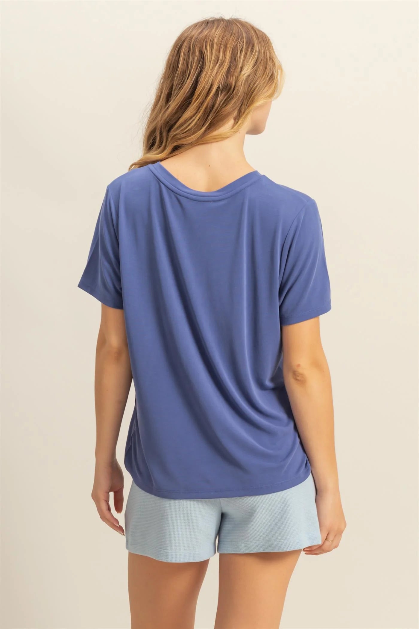 Malibu perfect tshirt dz25c449 dusty indigo