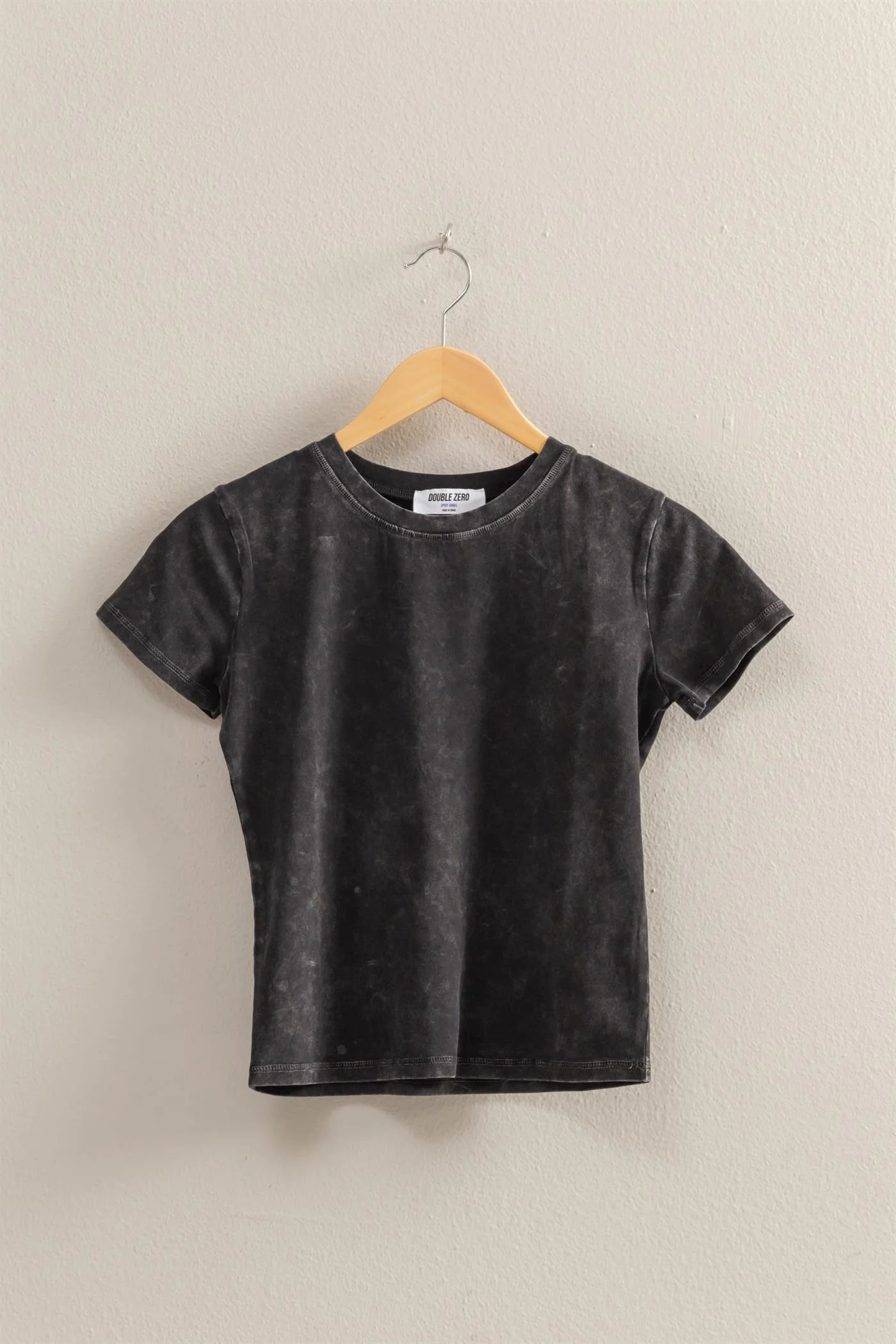 Malibu acid wash tshirt dz25c549 black