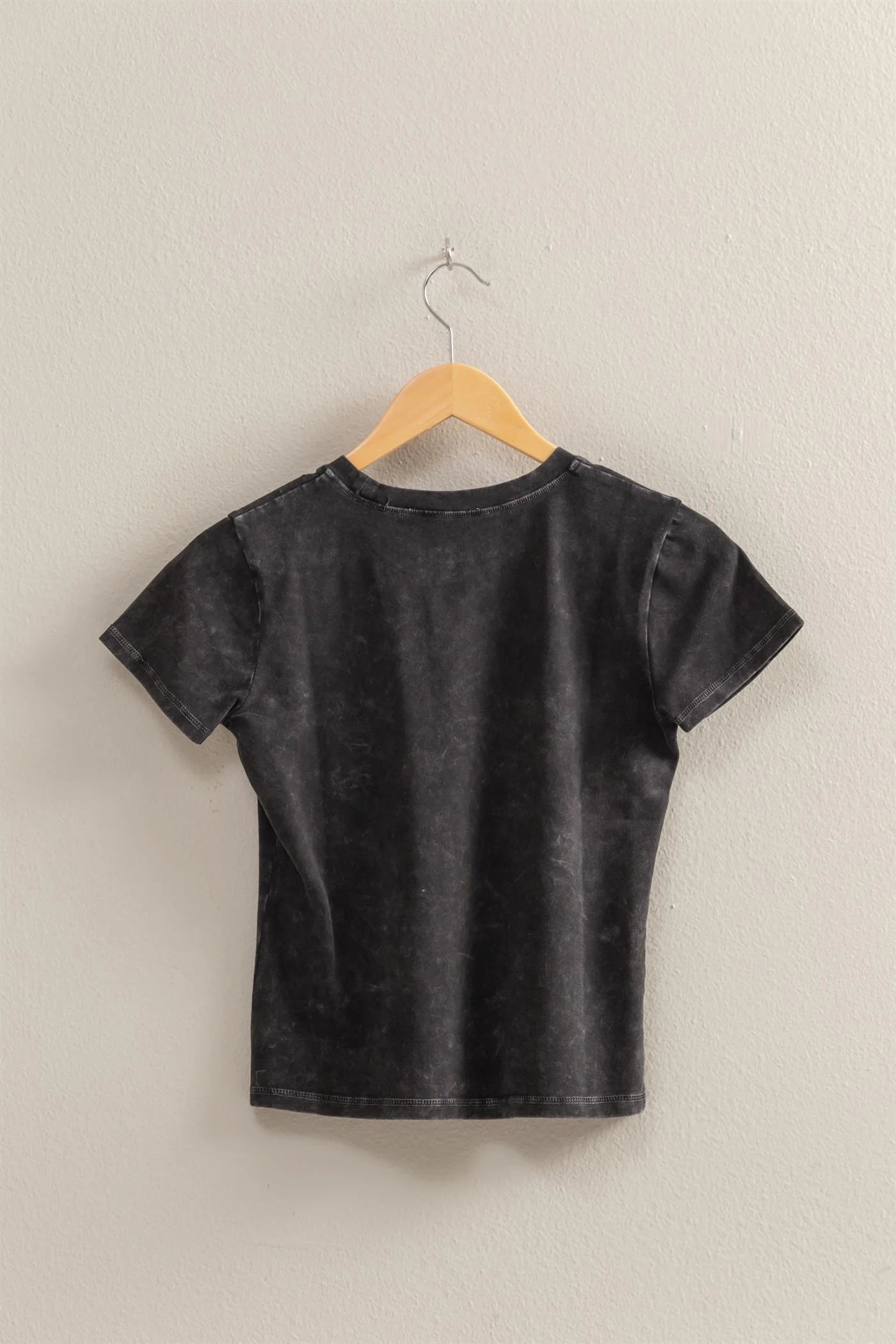 Malibu acid wash tshirt dz25c549 black