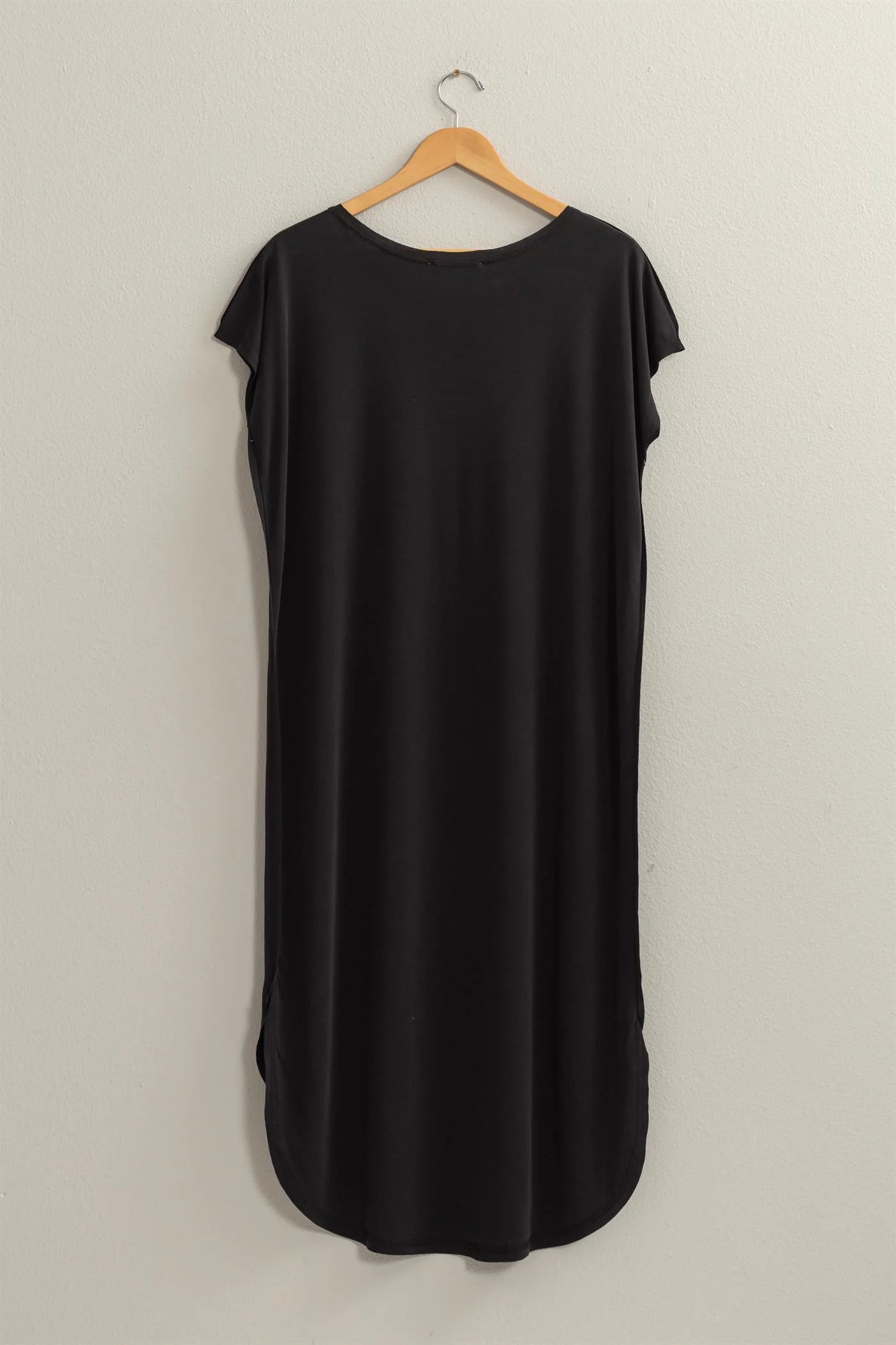 Malibu lightweight tshirt dress dz25e307 black