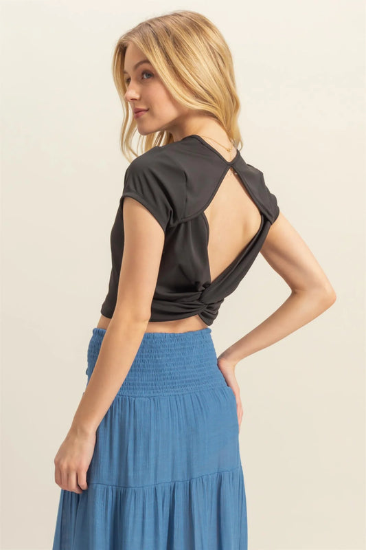 Malibu open back top hf25a165 black