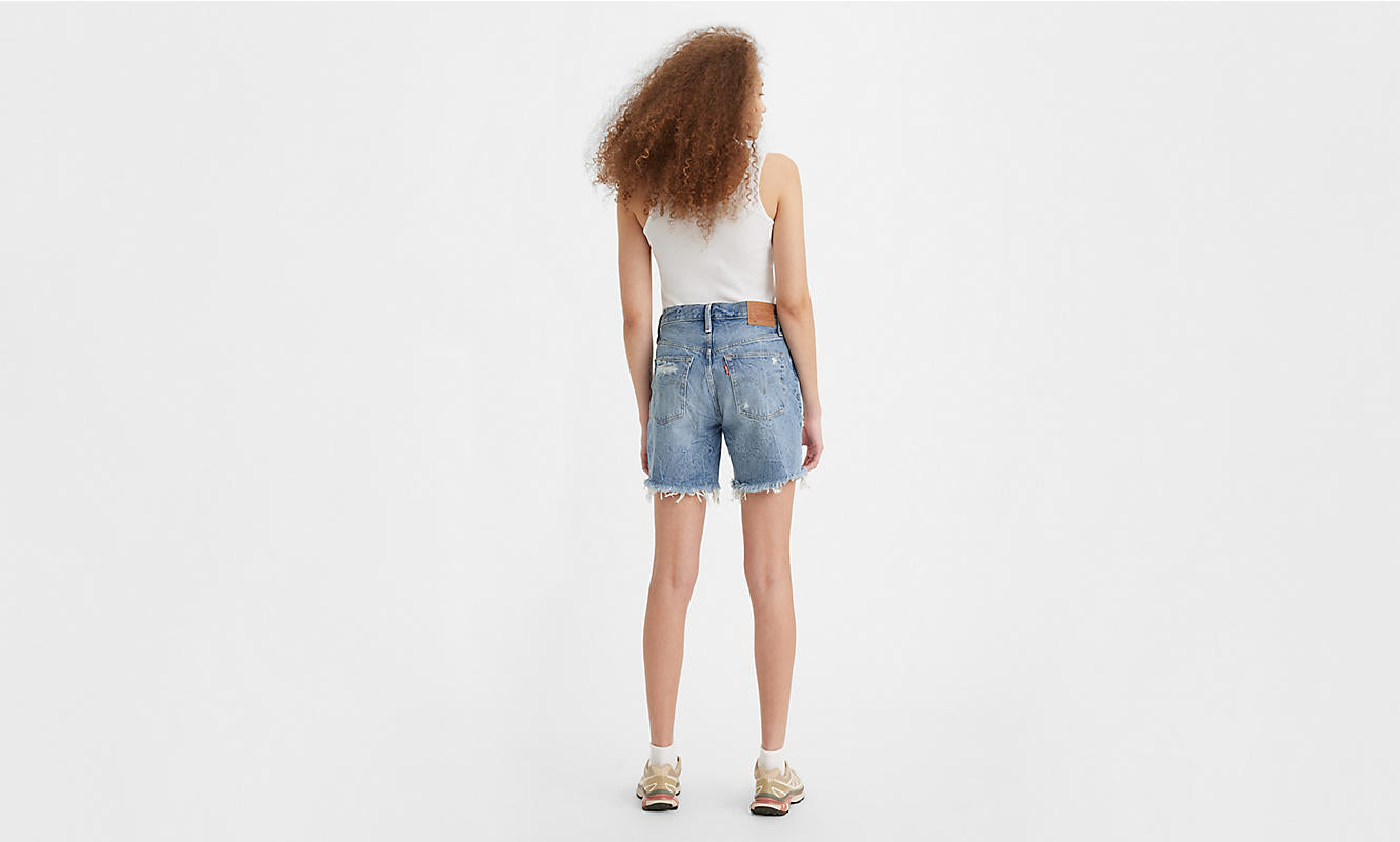 Levis 501 mid thigh short 858833-0051 camp point