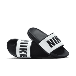 Nike womens off court slide bq4632-011 black & white