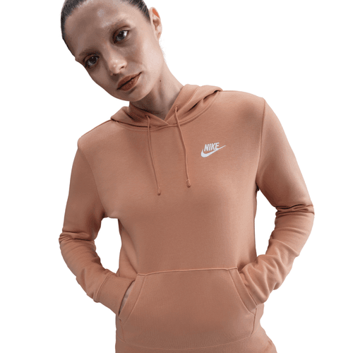 Nike sportswear club fleece hoody dq5793-688 peach
