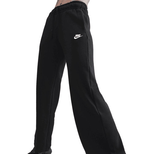 Nike open wide bottom club fleece pant fb2727-010 black