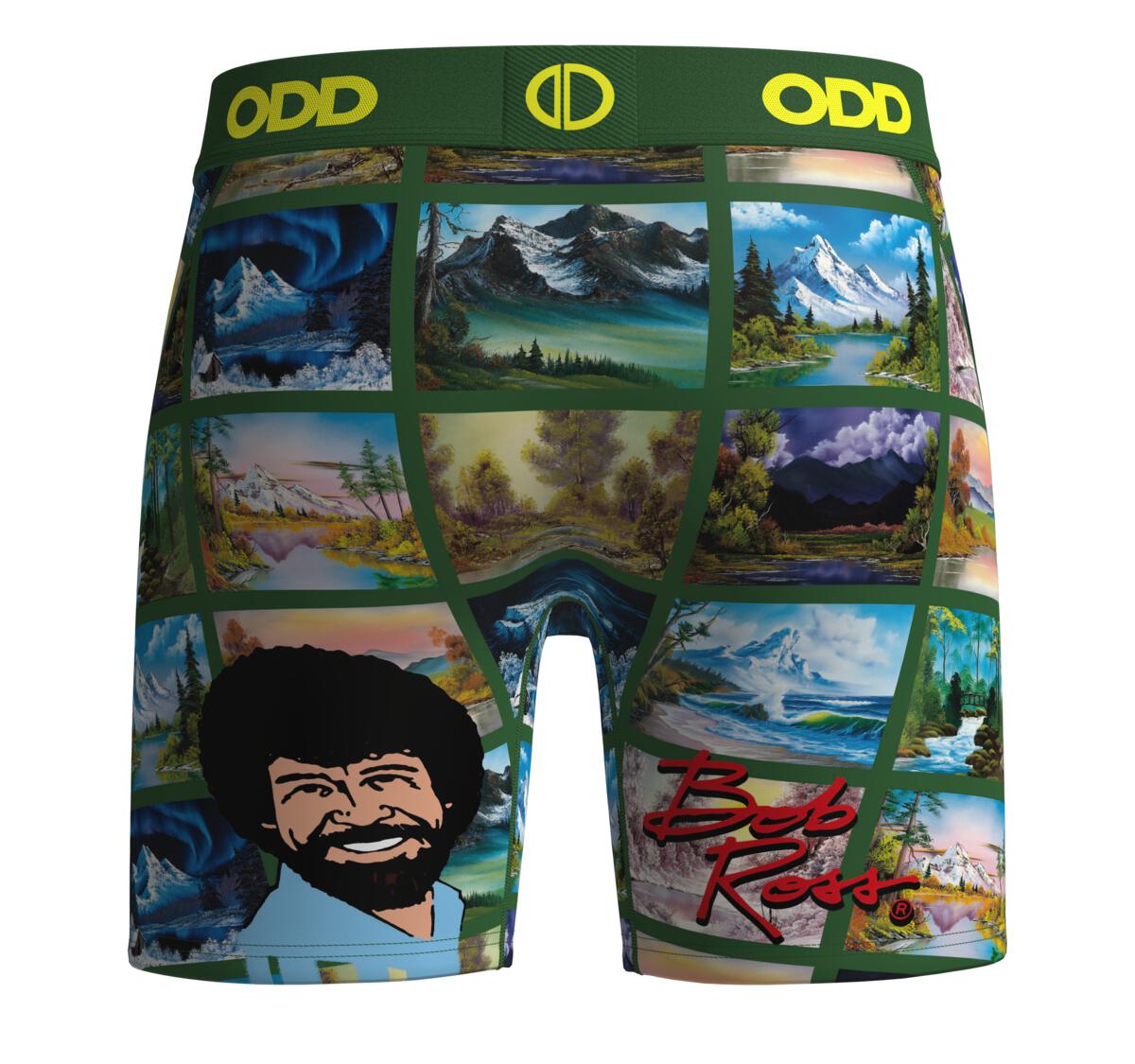 Odd Sox Paintings By Bob Ross - Mens Boxer Briefs 10087