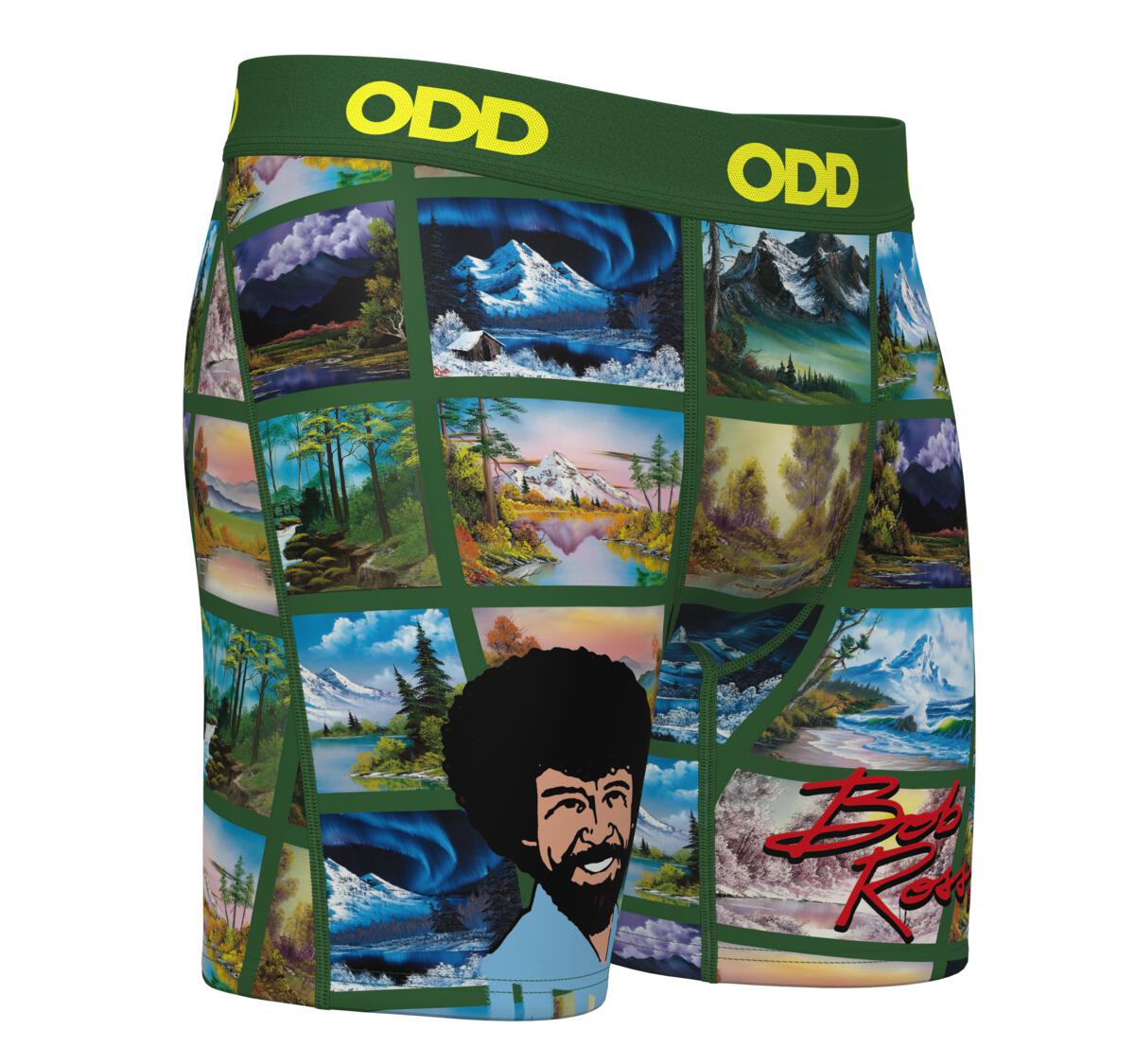 Odd Sox Paintings By Bob Ross - Mens Boxer Briefs 10087