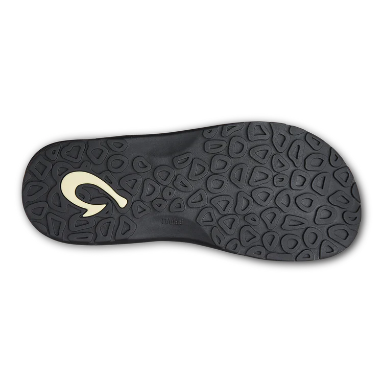 Olukai womens Ohana flip slop sandal 20110-4040 black