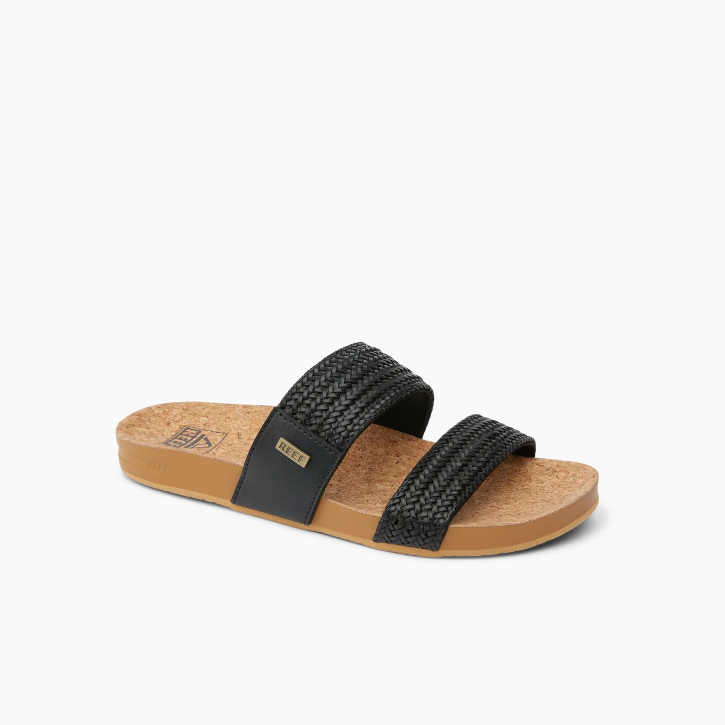 Reef vista braid sandal cj7123blkt black & tan