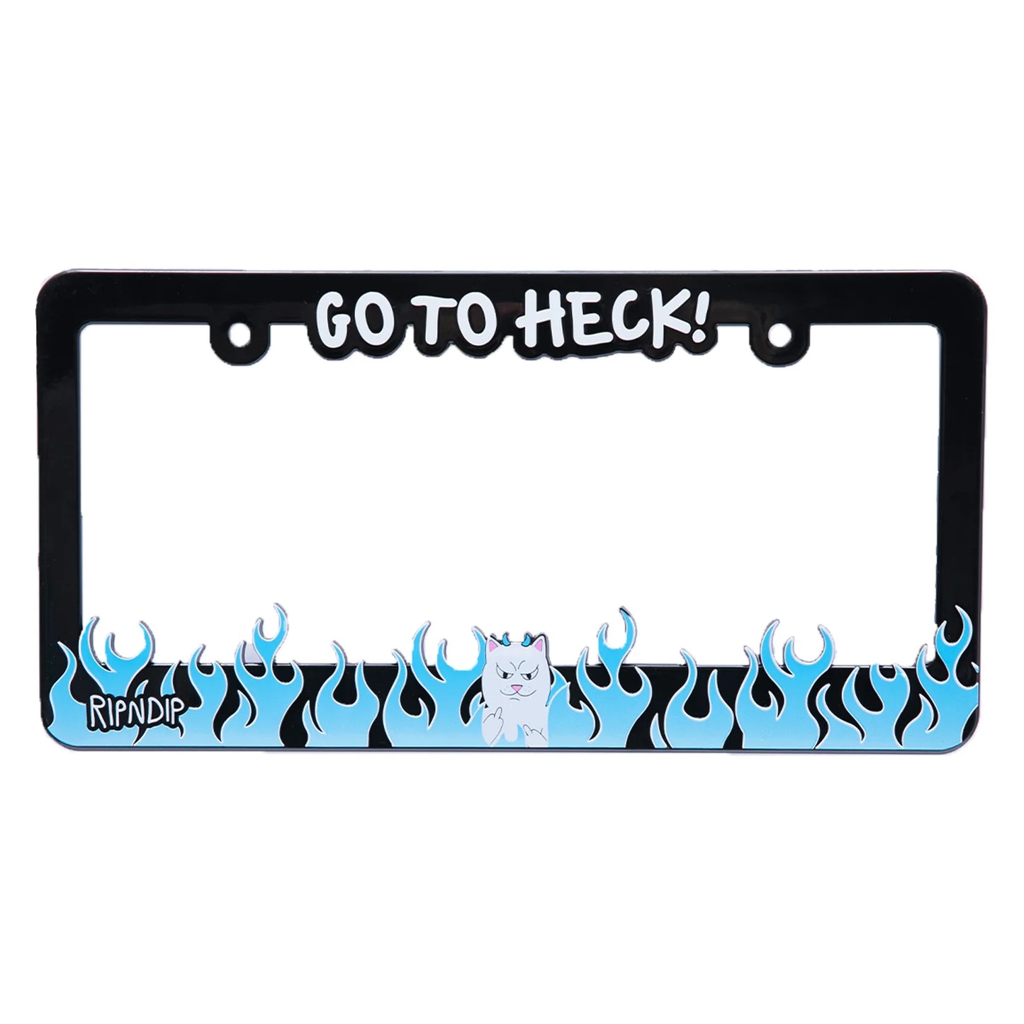 Rip N Dip Licence Plate Frame Go To Heck rnd9200
