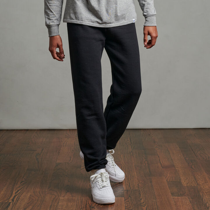 Russell  Dri-Power® Closed Bottom Fleece Sweatpants (No Pockets) 696m black