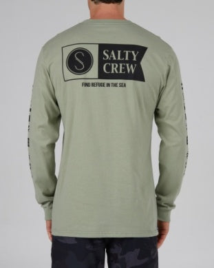 Salty Crew Alpha longsleeve tshirt 20135143 light sage