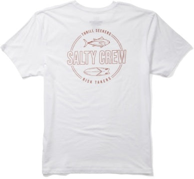 Salty Crew outlined tshirt 20035736 white