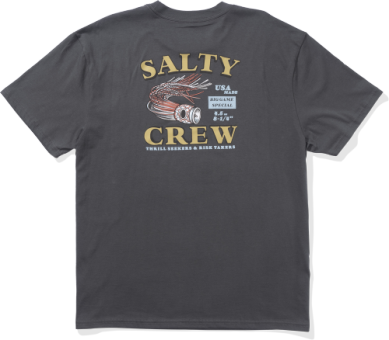 Salty Crew lured classic tshirt 20035819 charcoal