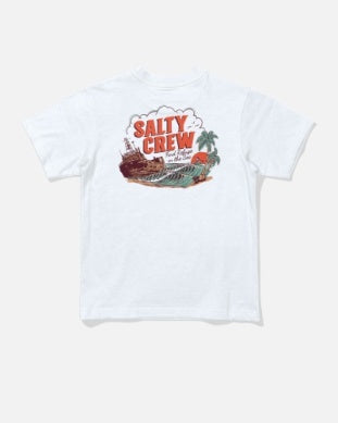 Salty Crew toddler shipwrecks tshirt 20035925td white