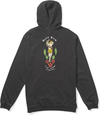 Salty Crew old school vintage fleece hoody 20335358 coal