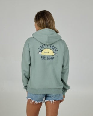 Salty Crew womens baja fresh hoody 20335401w sage