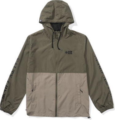 Salty Crew surface windbreaker jacket 20935100 olive