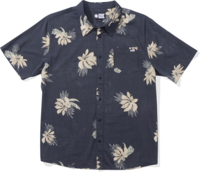 Salty Crew bloomin short sleeve button up shirt 21035133 dark lava