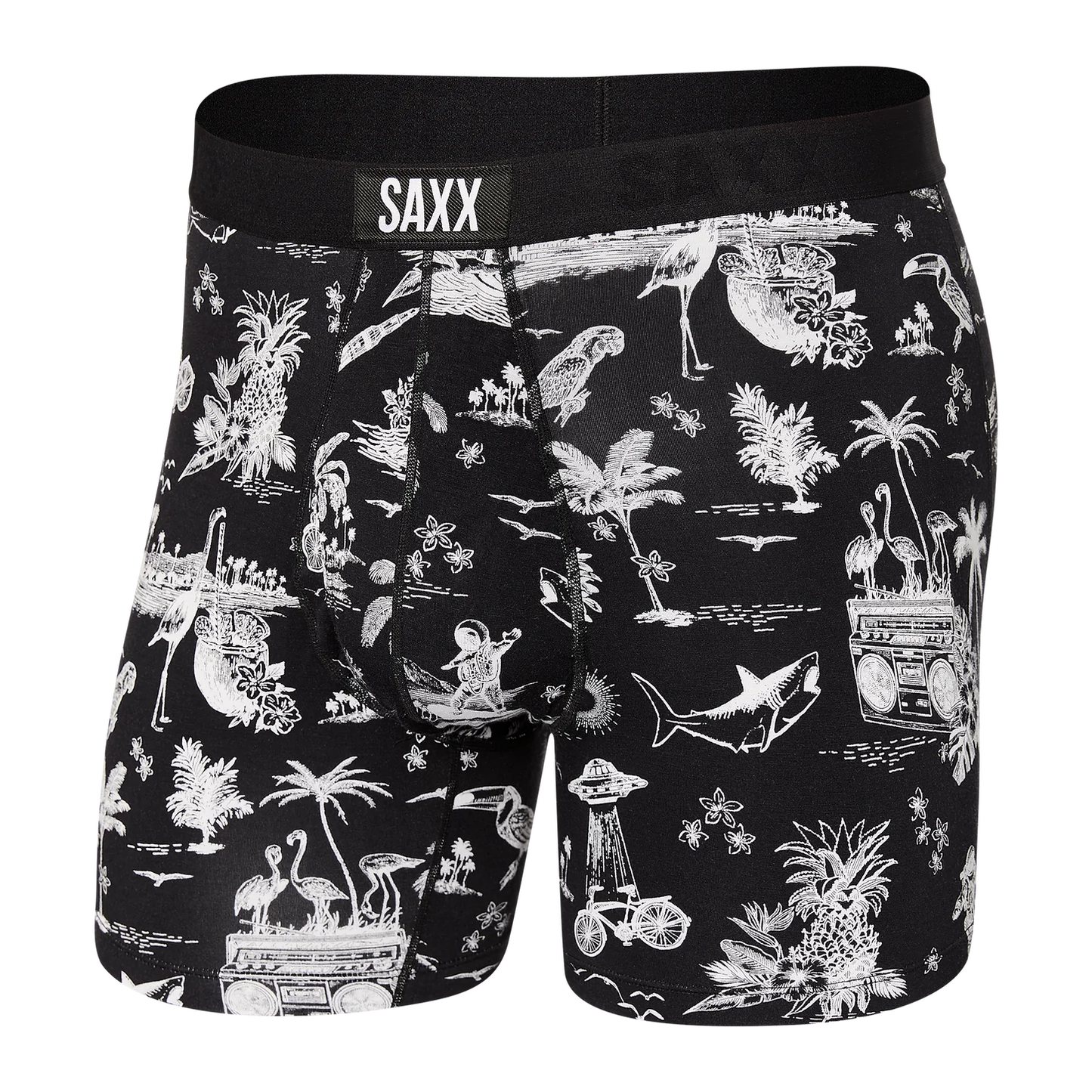 Saxx ULTRA black astro surf and turf sxbb30f-ast