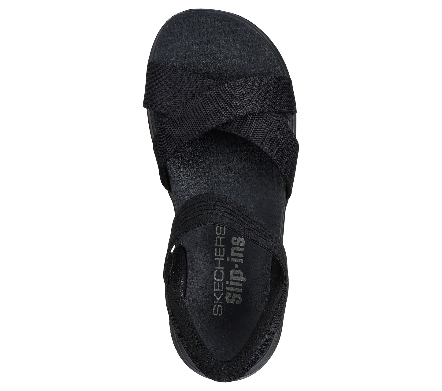Skechers ultra flex slip in sandal 11997bbk all black