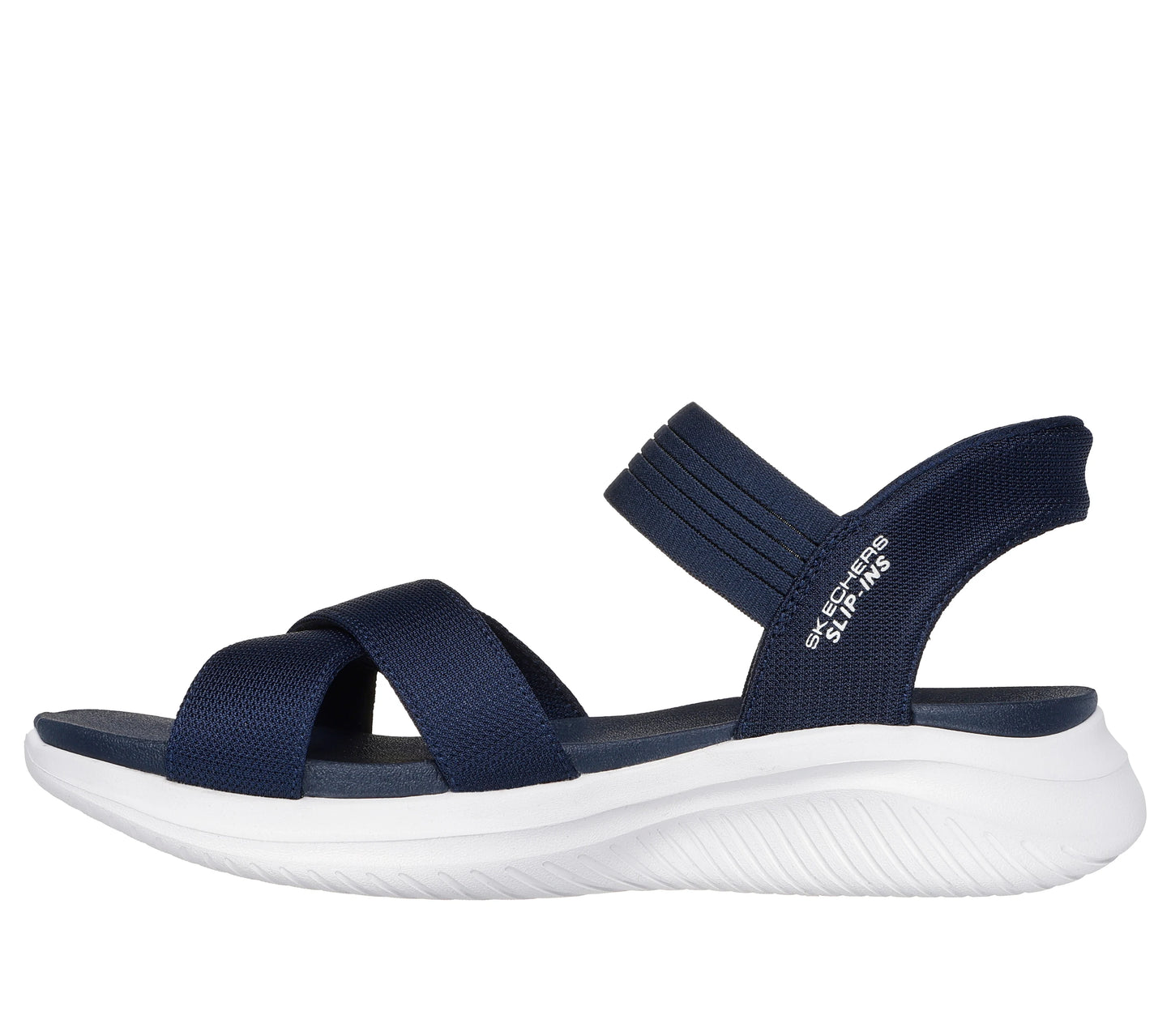 Skechers ultra flex slip in sandal 11997nvy navy