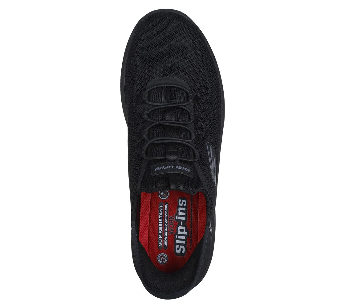 Skechers Slip-ins Work Slip-Resistant: Summits - Colsin 200205bbk WIDE