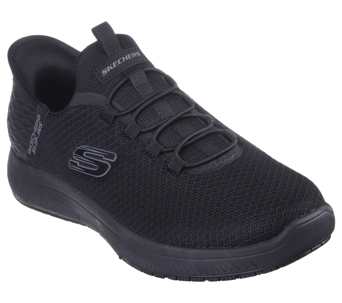 Skechers Slip-ins Work Slip-Resistant: Summits - Colsin 200205bbk WIDE