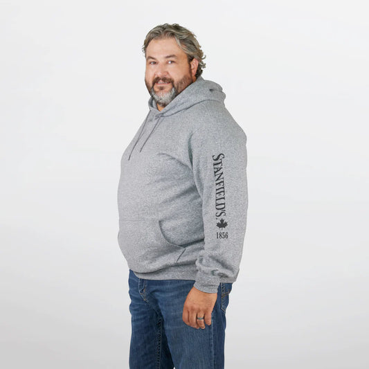 Stanfield's Logo Heritage Fleece Hoody 2016 351 grey