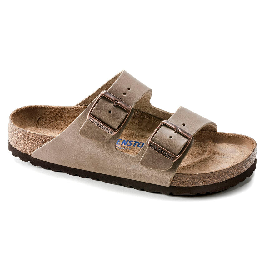 Birkenstock Arizona Iron full grain leather soft footbed r552801 iron
