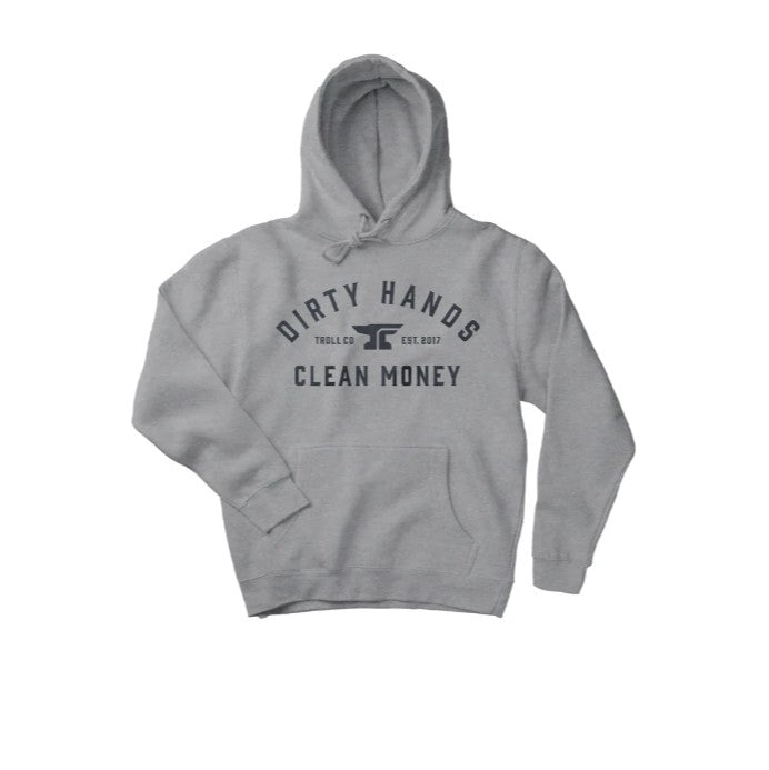 Dirty hands clean money youth dhcm classic mini hoody tc2132 grey