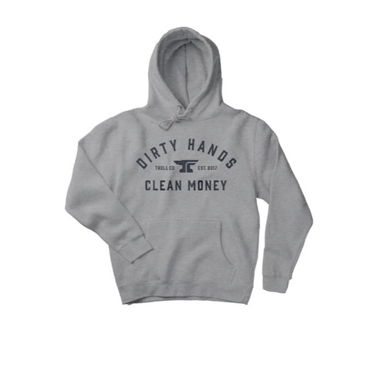 Dirty hands clean money youth dhcm classic mini hoody tc2132 grey