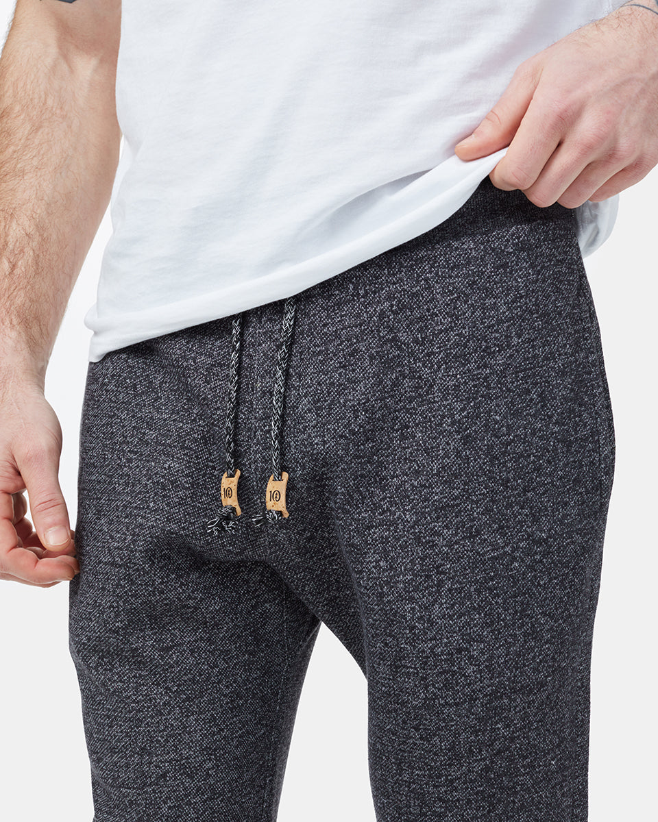Ten Tree Atlas sweatpant tcm1471 mblk marled black