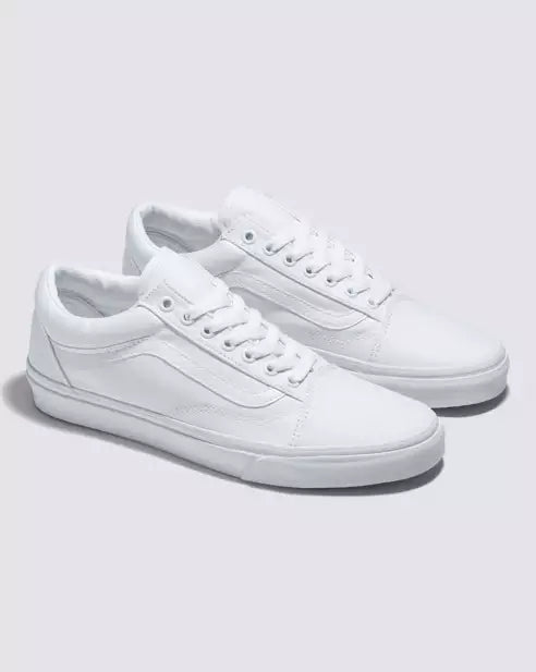 Vans Old Skool Canvas Shoe vn000d3hw00 all white