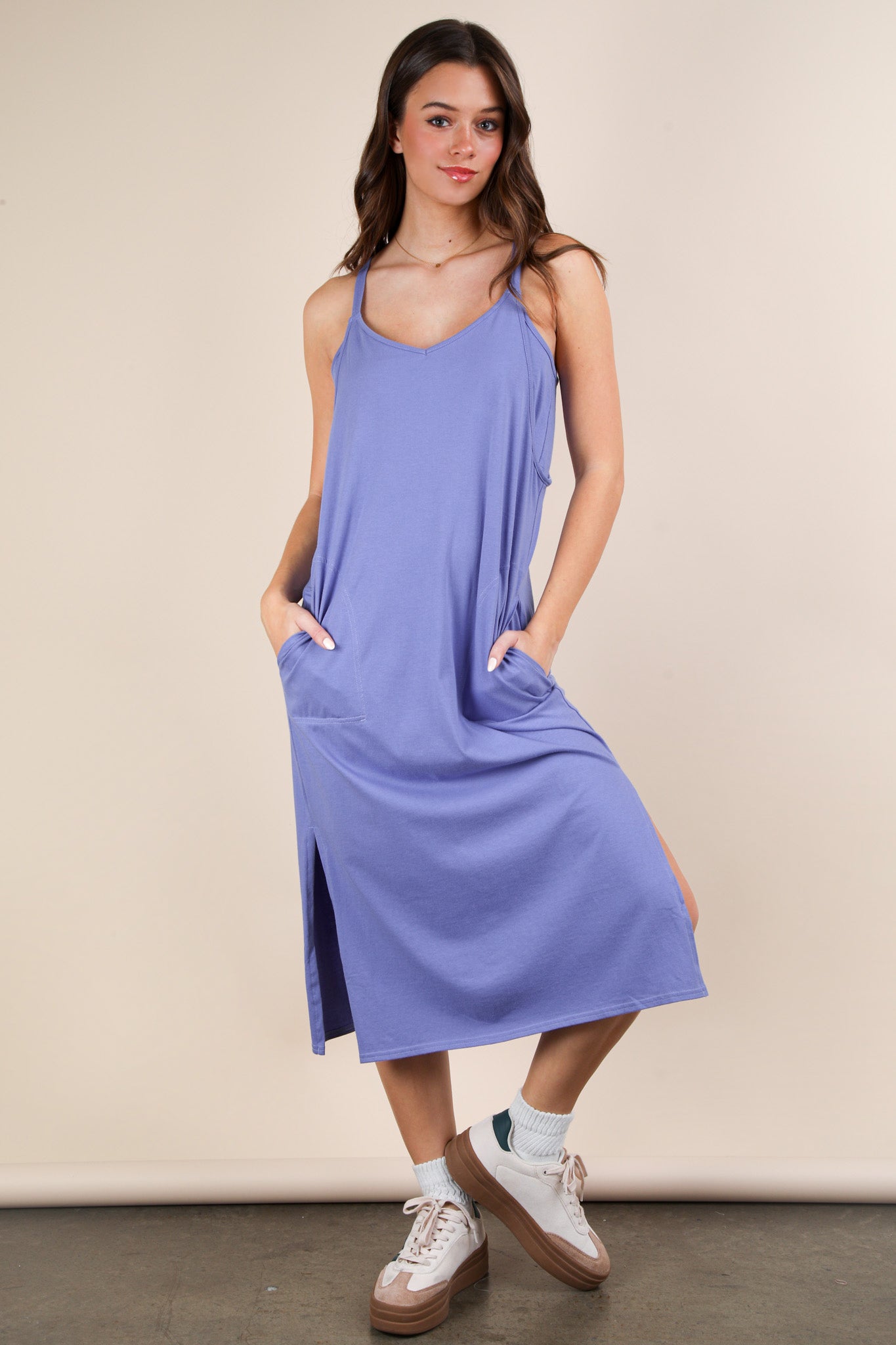 Malibu midi dress nd31605 blue