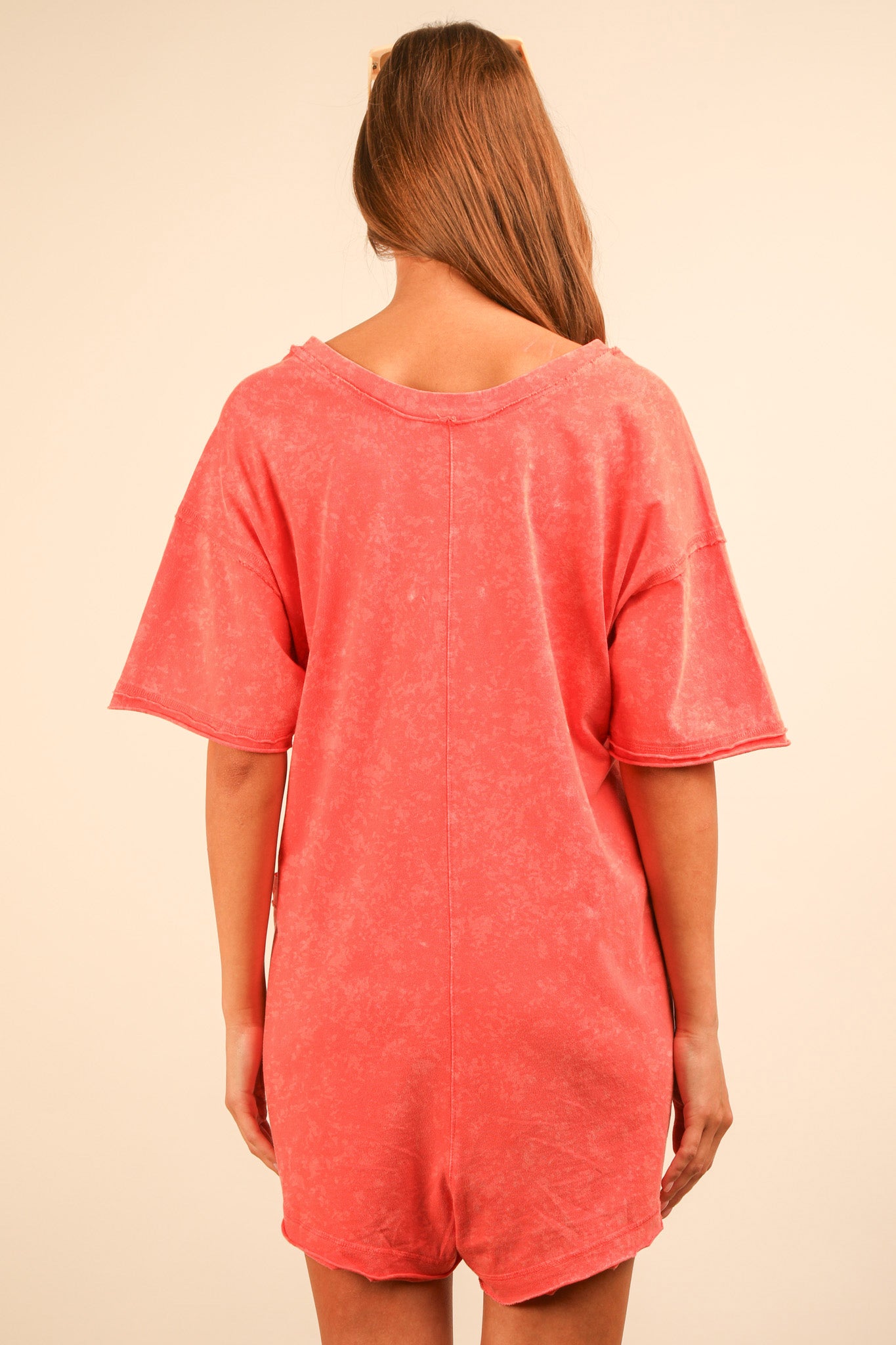 Malibu romper np70740 coral