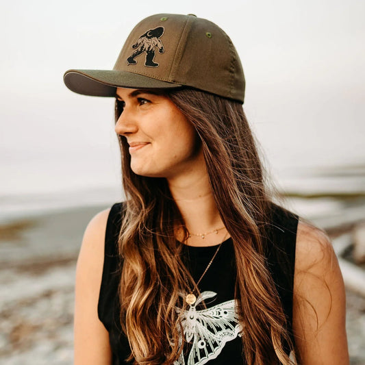 West Coast Karma Eagle Sasquatch Nature Roundback hat