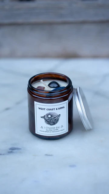 West Coast Karma Satsuma "I Choose Joy" Affirmation Candle