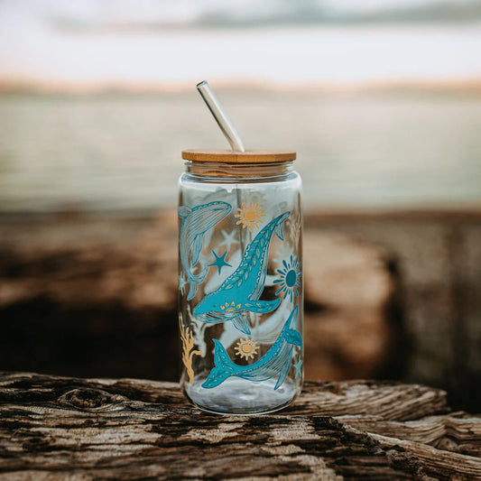 West Coast Karma Sea of life glass tumbler