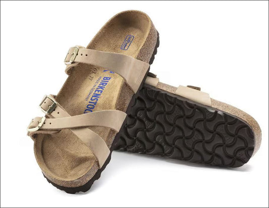Birkenstock Franca soft footbed nubuck r1022956 sandcastle