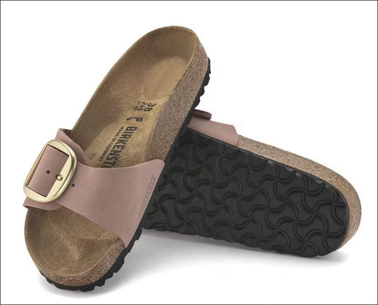 Birkenstock madrid big buckle nubuck 1024039 old rose