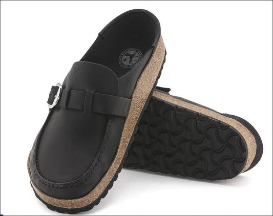 Birkenstock Buckley oiled full grain leather n1024942 oiled black