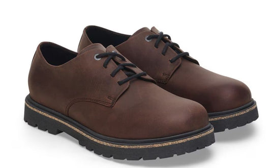 Birkenstock highwood lo 4 eye 1028093  olied leather habana