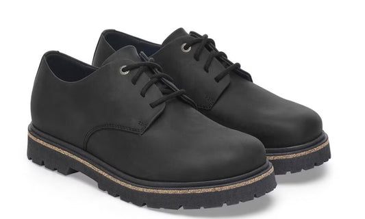 Birkenstock highwood lo 4 eye 1028173 olied leather black