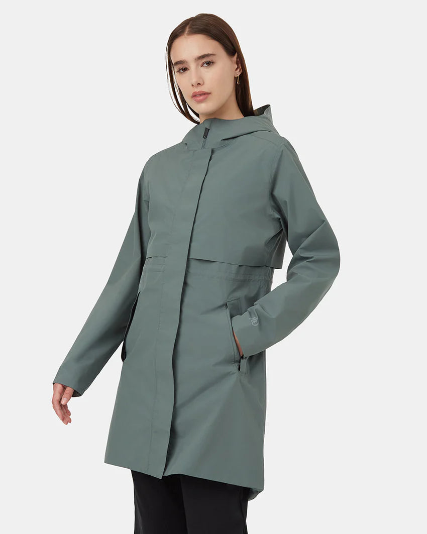 Ten Tree Nimbus Long Rain Jacket tcw4649 2277 light urban green