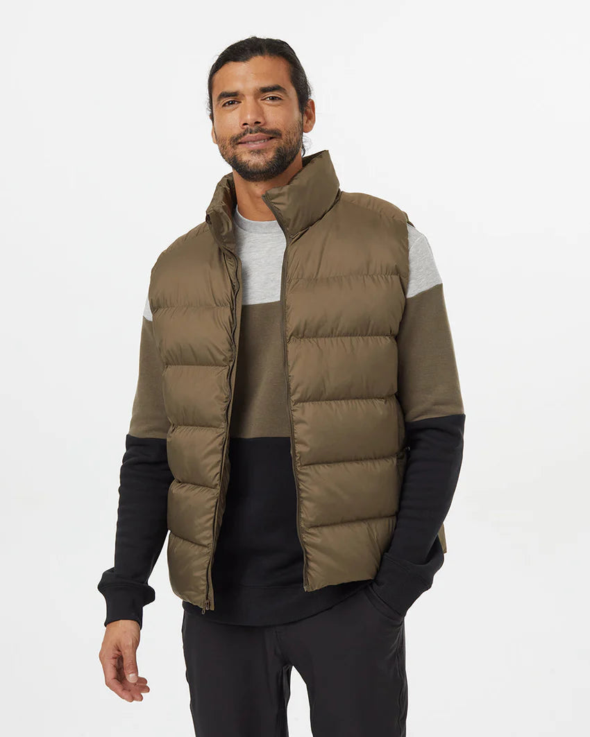 Ten tree cloud shell puffer vest tcm4583-3434 tundra