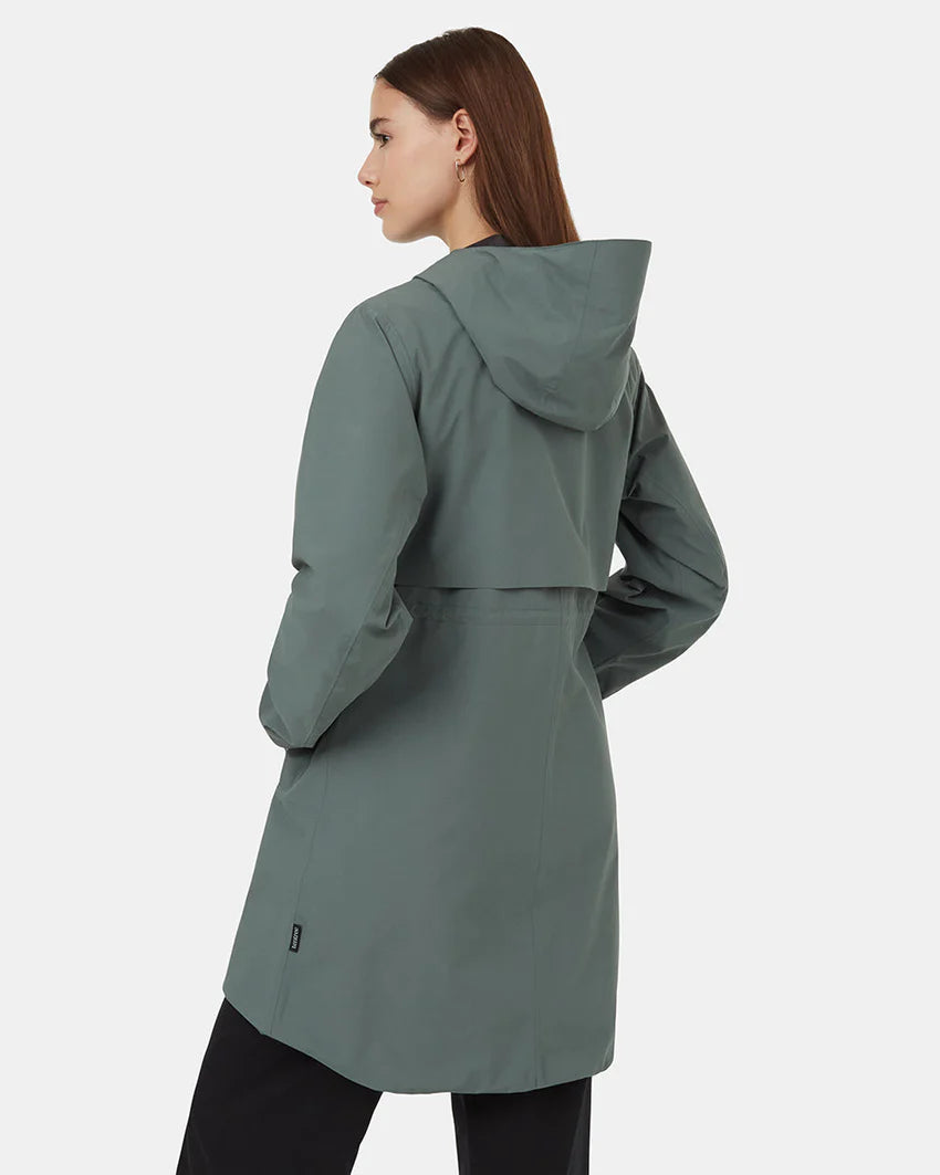 Ten Tree Nimbus Long Rain Jacket tcw4649 2277 light urban green